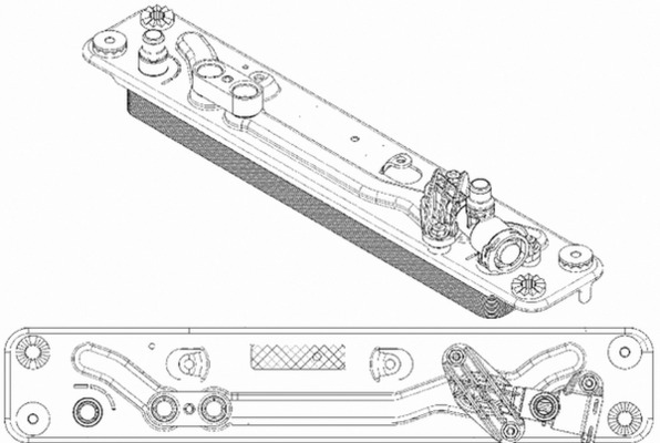 Oil Cooler, automatic transmission  Art. CLC182000P