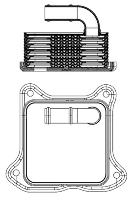 Oil Cooler, engine oil  Art. CLC2000S