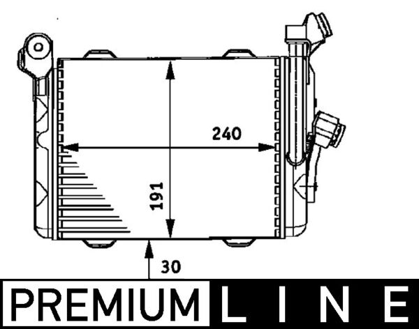 Oil Cooler, engine oil  Art. CLC33000P