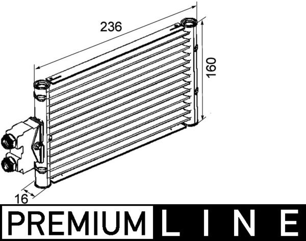 Oil Cooler, automatic transmission  Art. CLC74000P