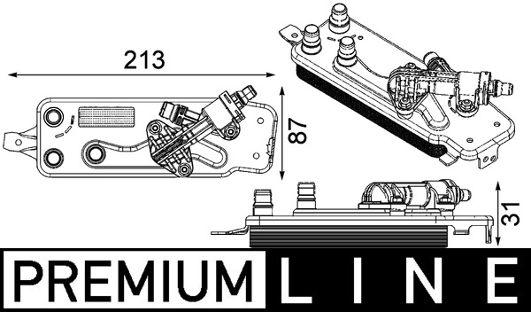 Oil Cooler, automatic transmission  Art. CLC90000P