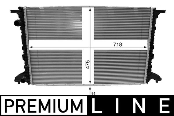 Radiator, engine cooling  Art. CR2177000P