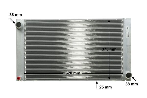 Radiator, engine cooling (Double cloth)  Art. CR578000P