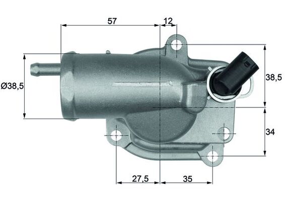 Thermostat, coolant  Art. TH1087