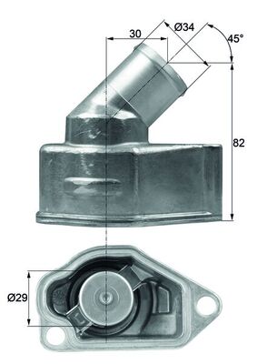 Thermostat, coolant  Art. TI987