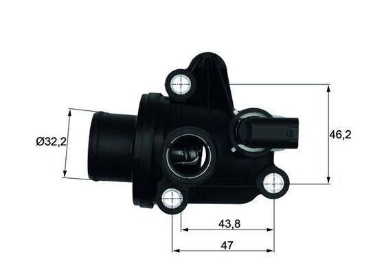 Thermostat, coolant  Art. TI1287