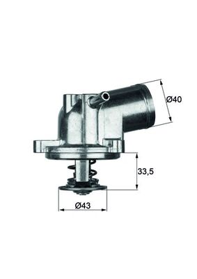 Thermostat, coolant  Art. TI2187