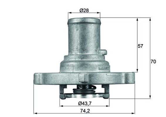 Thermostat, coolant  Art. TI12287D