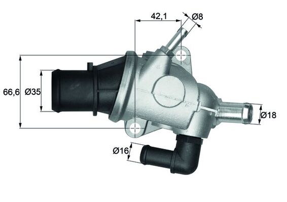 Thermostat, coolant  Art. TI12588