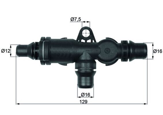 Thermostat, oil cooling  Art. TO482