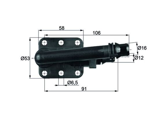 Thermostat, oil cooling  Art. TO582