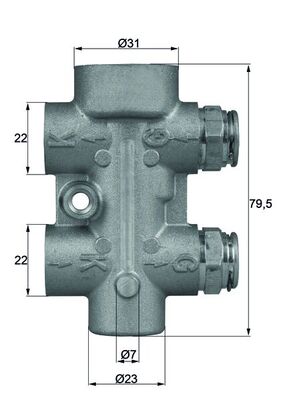 Thermostat, oil cooling  Art. TO880