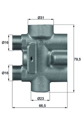 Thermostat, oil cooling  Art. TO975