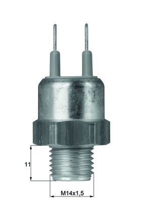 Temperature Switch, radiator fan (M14X1.5)  Art. TSW15D