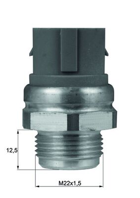 Temperature Switch, radiator fan (Front axle, left)  Art. TSW48D