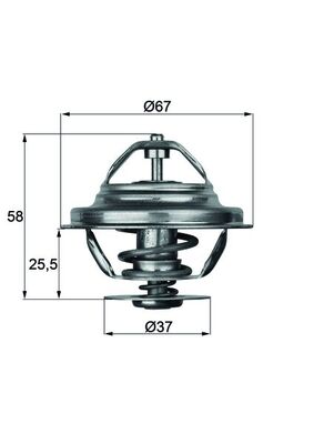 Thermostat, coolant  Art. TX2080D