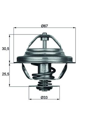 Thermostat, coolant  Art. TX2780D