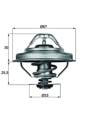 Thermostat, coolant  Art. TX2892D