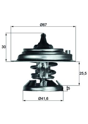 Thermostat, coolant  Art. TX2980D