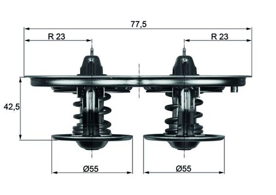 Thermostat, coolant  Art. TX3275D