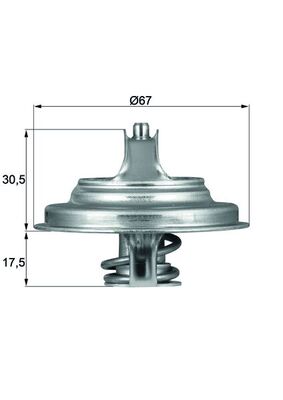 Thermostat, coolant  Art. TX5483D