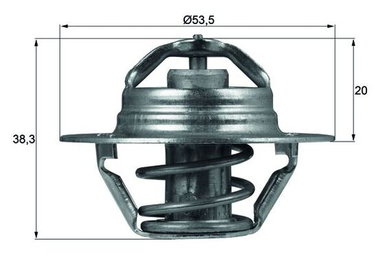 Thermostat, coolant  Art. TX8882D