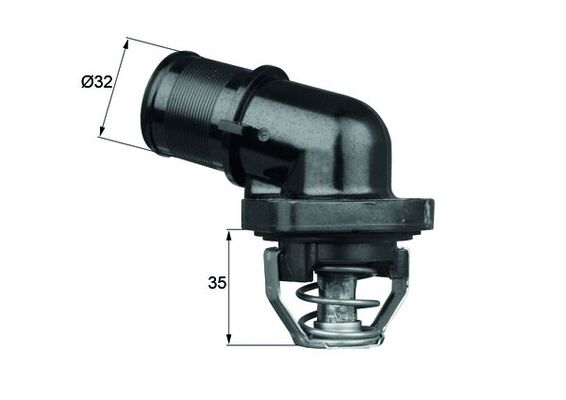 Thermostat, coolant  Art. TI18189