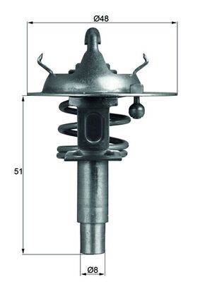 Thermostat, coolant  Art. TX10690D