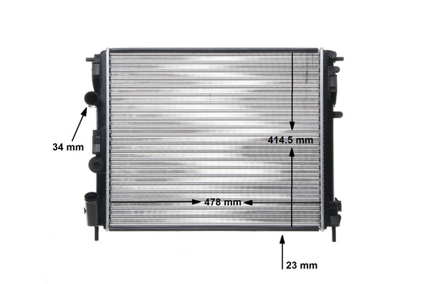 Radiator, engine cooling (Double cloth)  Art. CR35000S