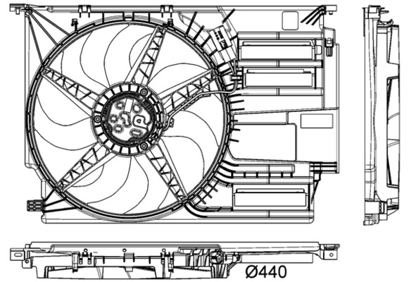 Fan, engine cooling  Art. CFF403000P