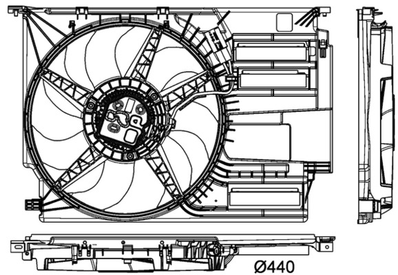 Fan, engine cooling  Art. CFF405000P