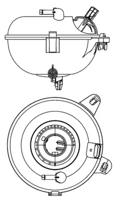 Expansion Tank, coolant (370)  Art. CRT21000S