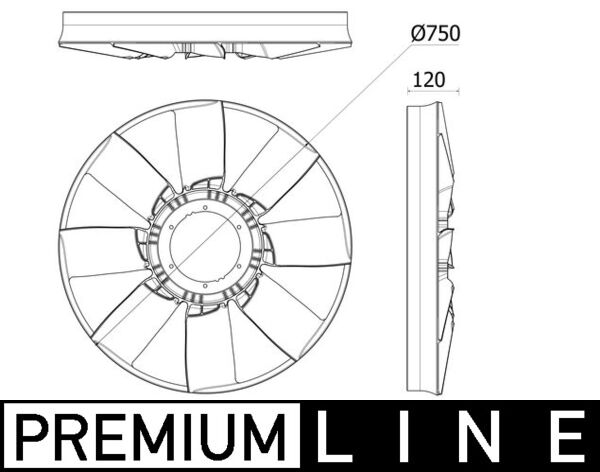 Fan, engine cooling  Art. CFW94000P