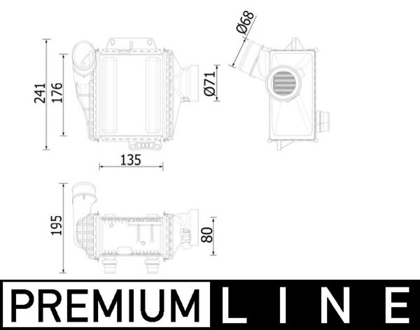 Charge Air Cooler  Art. CI539000P