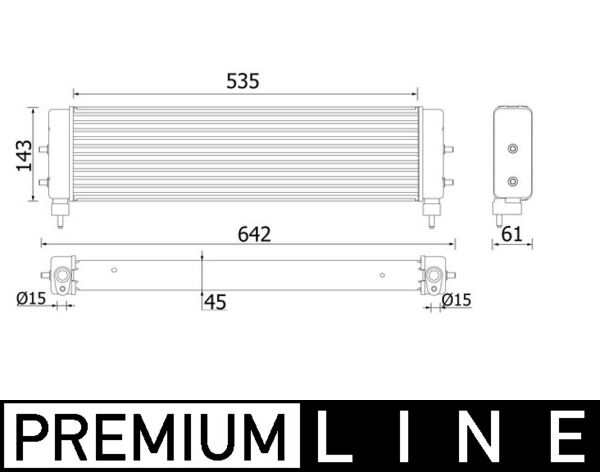 Oil Cooler, engine oil  Art. CLC94000P