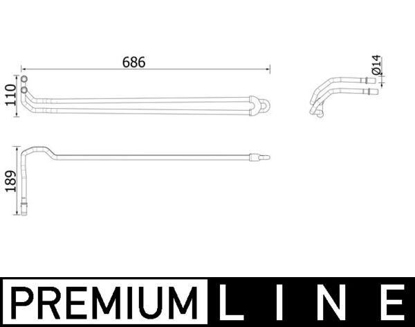 Oil Cooler, steering  Art. CLC95000P