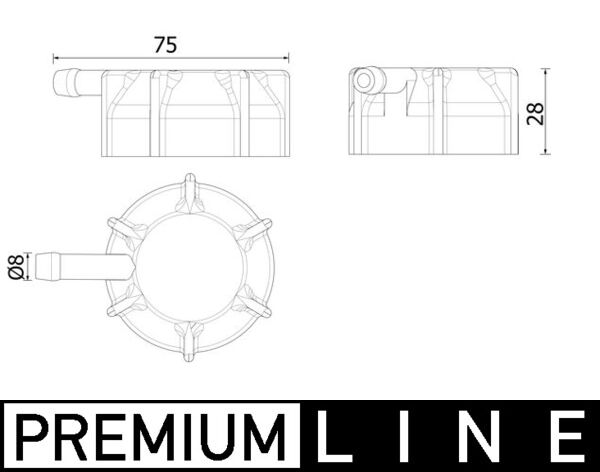 Cap, coolant tank  (77)  Art. CRB145000P