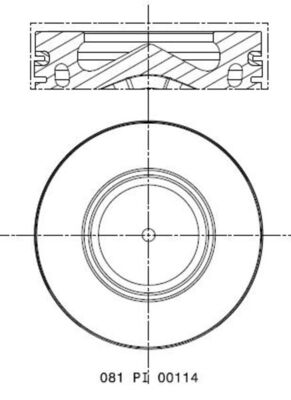 Piston (3.5)  Art. 081PI00114000