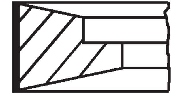 Piston ring kit  Art. 099RS001270N0