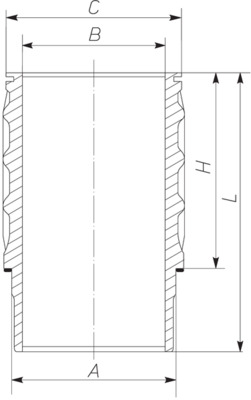 Cylinder tube (270.6)  Art. 061LW00101001