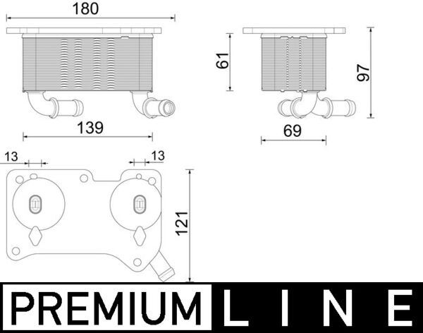 Oil Cooler, engine oil  Art. CLC294000P