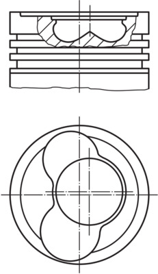 Piston (For cylinder 3, for cylinder 5, for cylinder 4)  Art. 0305902