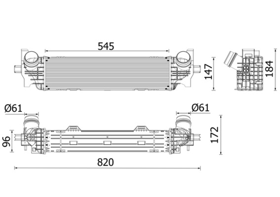 Charge Air Cooler  Art. CI660000P