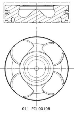 Piston  Art. 011PI00108000