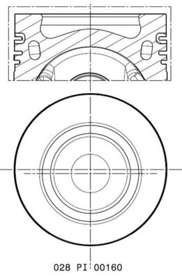 Piston  Art. 028PI00160000