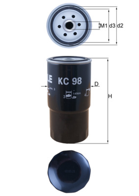 Fuel Filter  Art. KC98