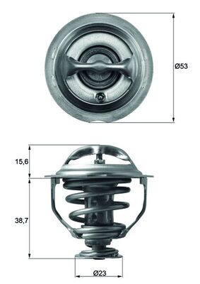 Thermostat, coolant  Art. TX11795D