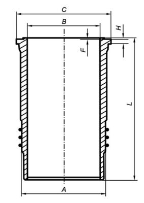 Sylinteriputki (272.8)  Art. 037WN4801