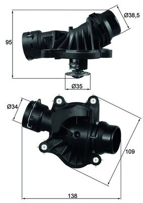 Thermostat, coolant  Art. TI23488