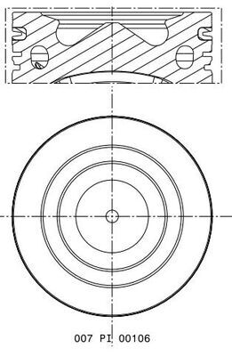 Piston (0.4)  Art. 007PI00106001